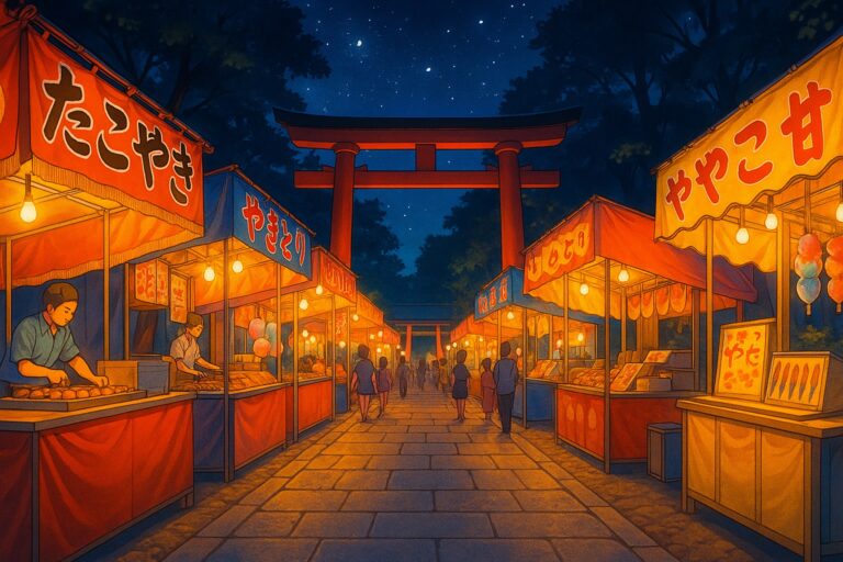 中目黒夏祭り2025の屋台出店状況は？穴場や混雑についても！